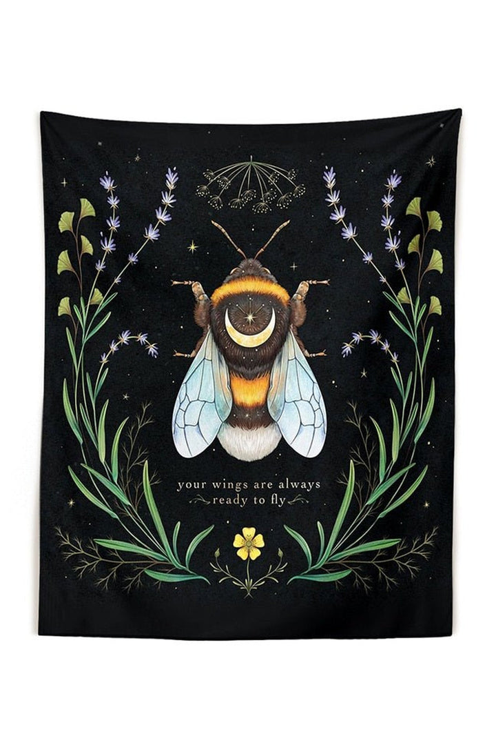 Lisslune | Girl Art Tapestry