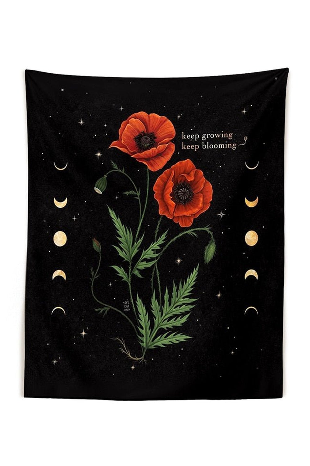 Lisslune | Girl Art Tapestry