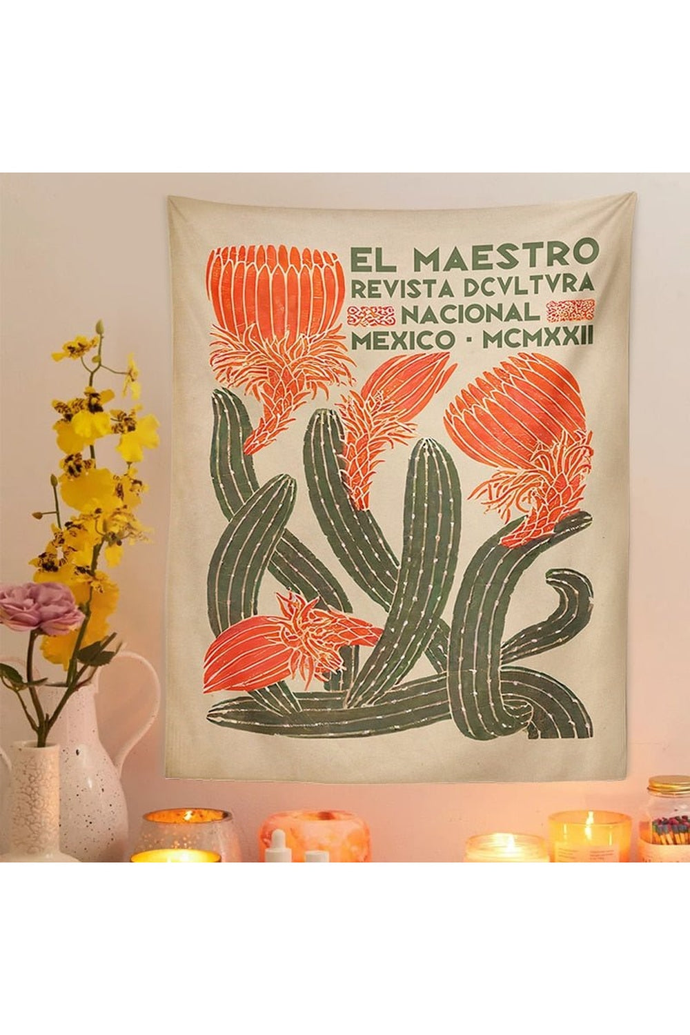 Lisslune | Botanical Art Wall Tapestry
