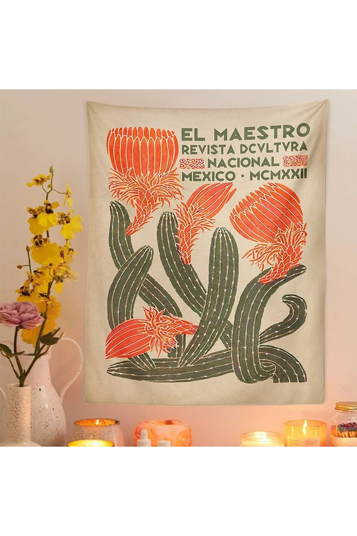 Lisslune | Botanical Art Wall Tapestry