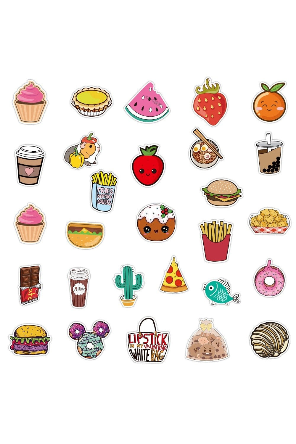 Lisslune | Food Themed Stickers