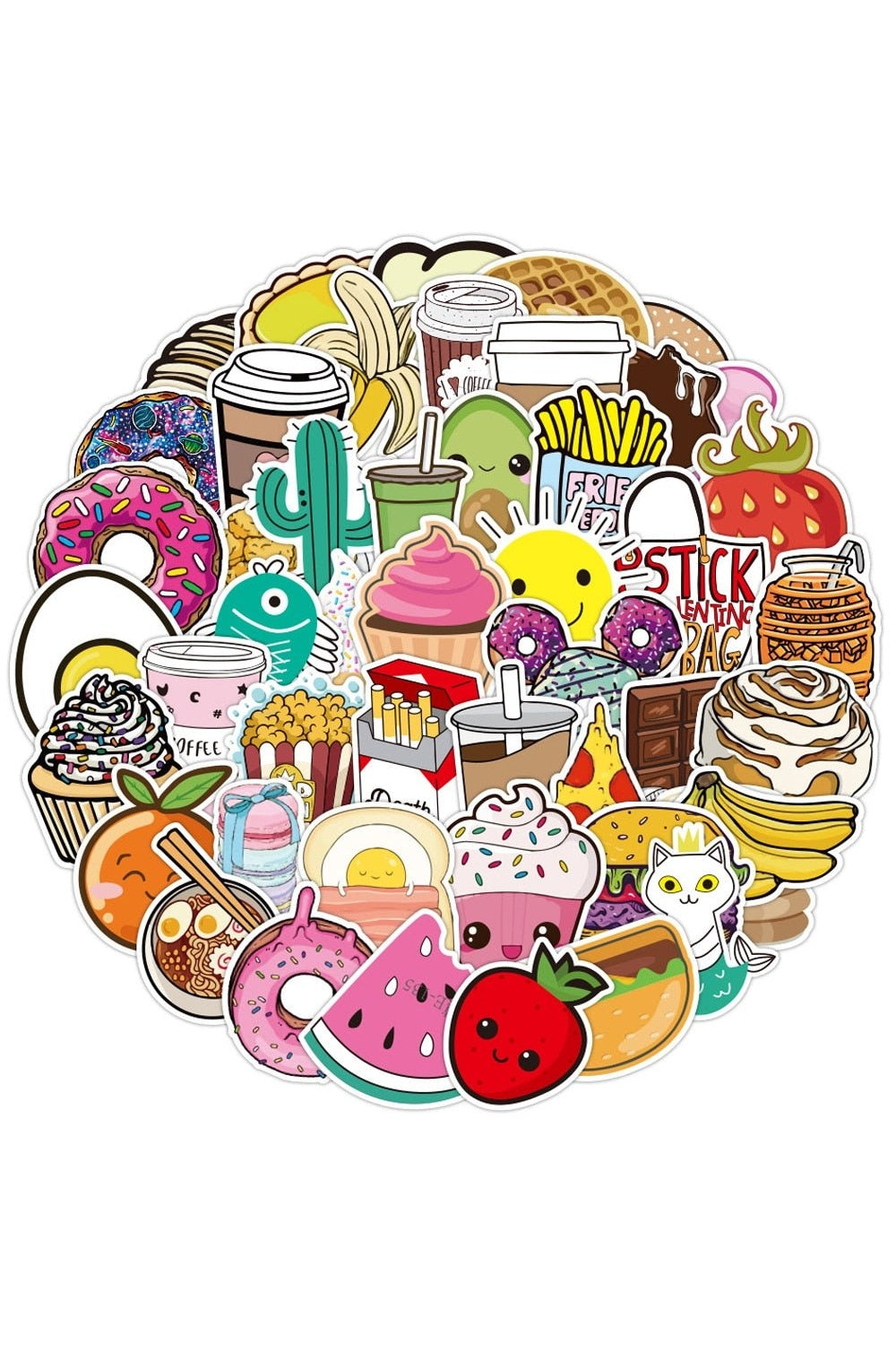 Lisslune | Food Themed Stickers