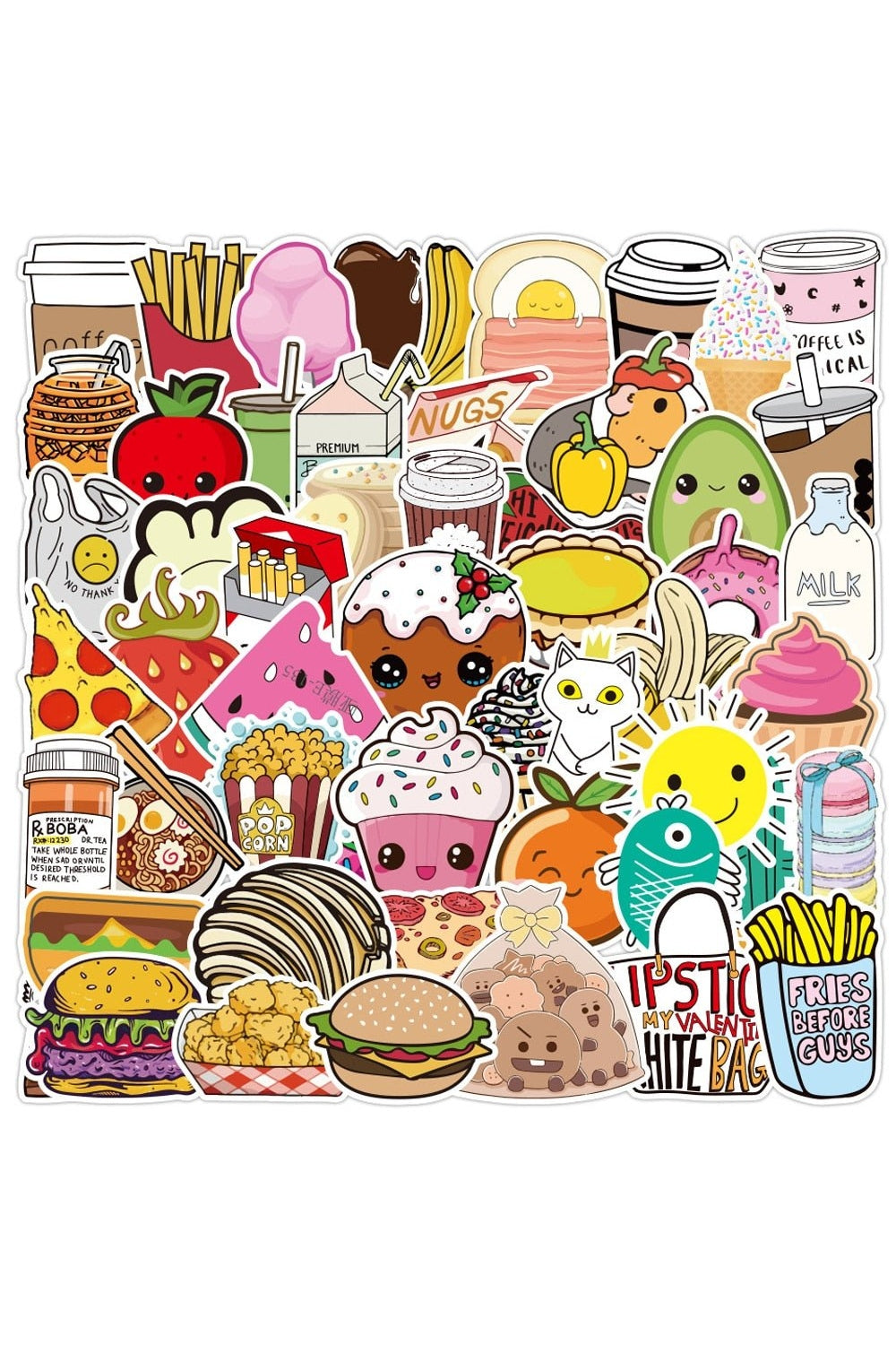 Lisslune | Food Themed Stickers