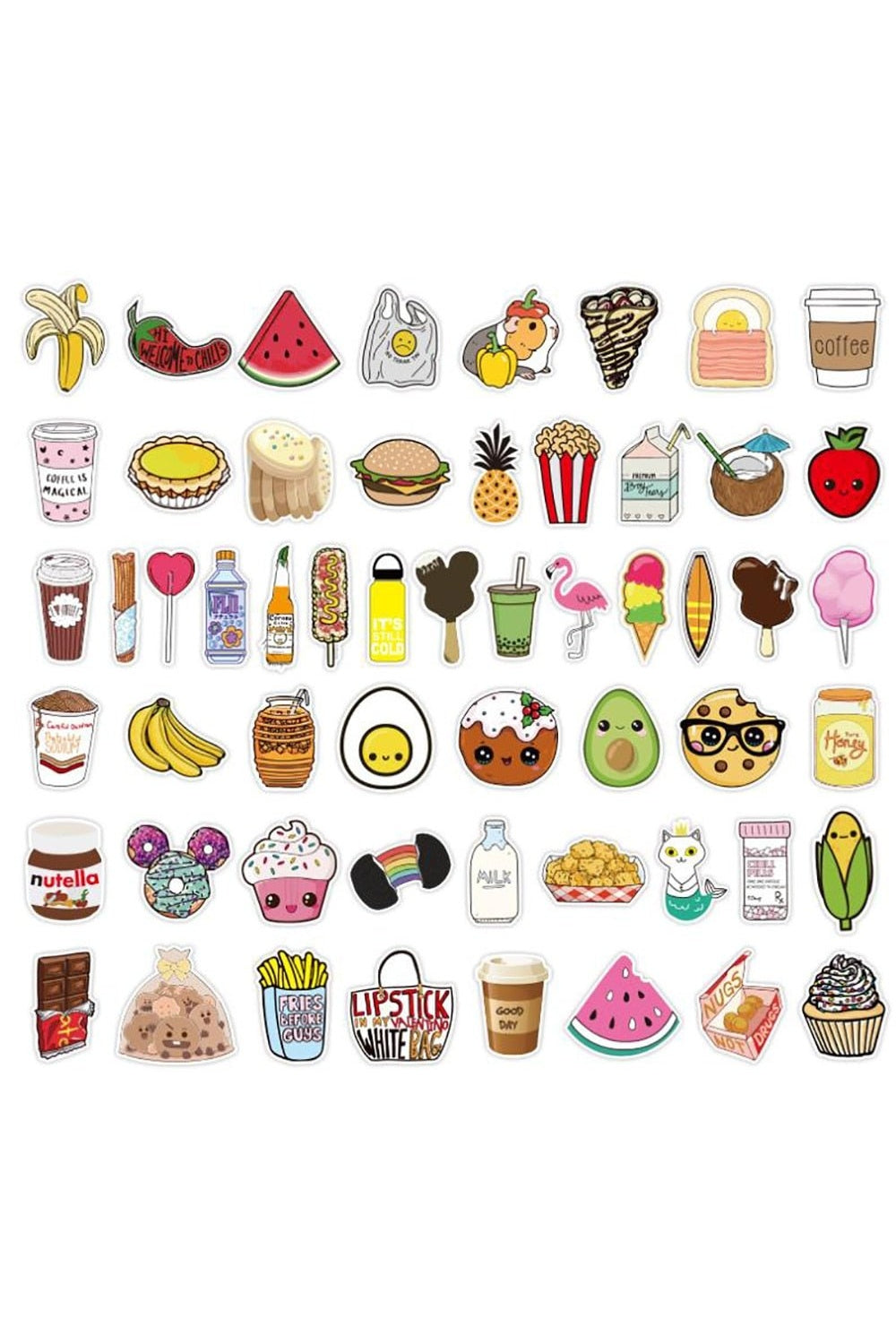 Lisslune | Food Themed Stickers