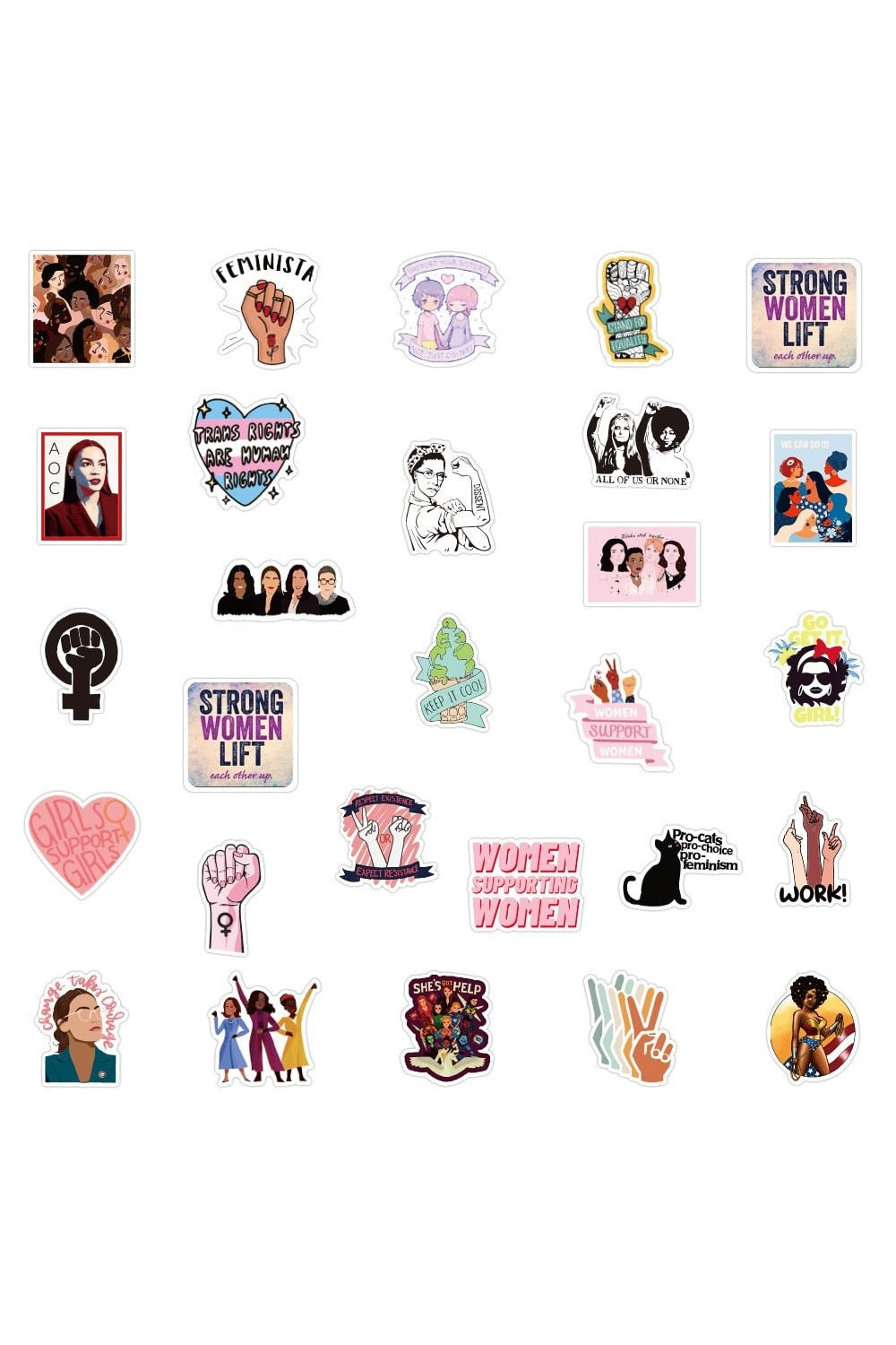Lisslune | Feminist stickers