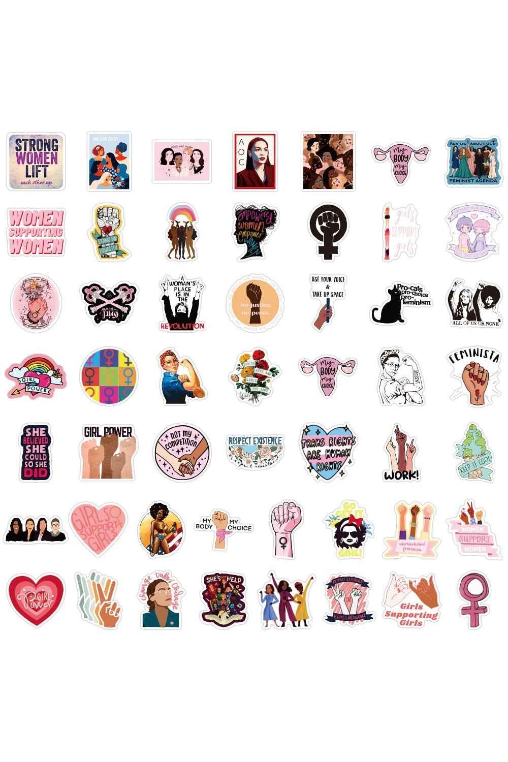 Lisslune | Feminist stickers