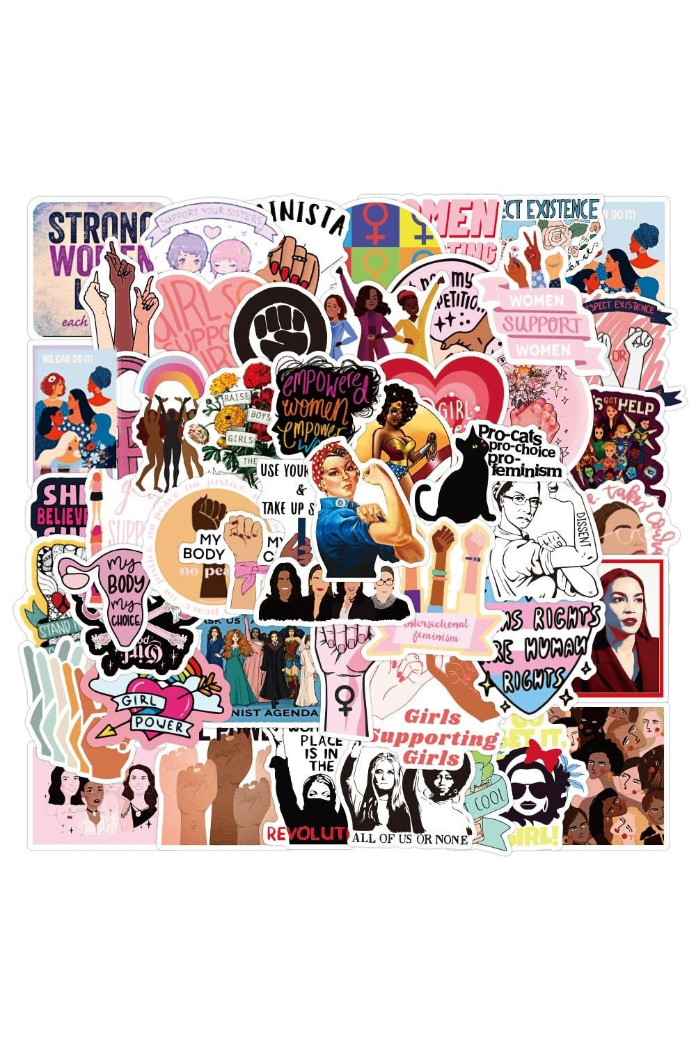 Lisslune | Feminist stickers