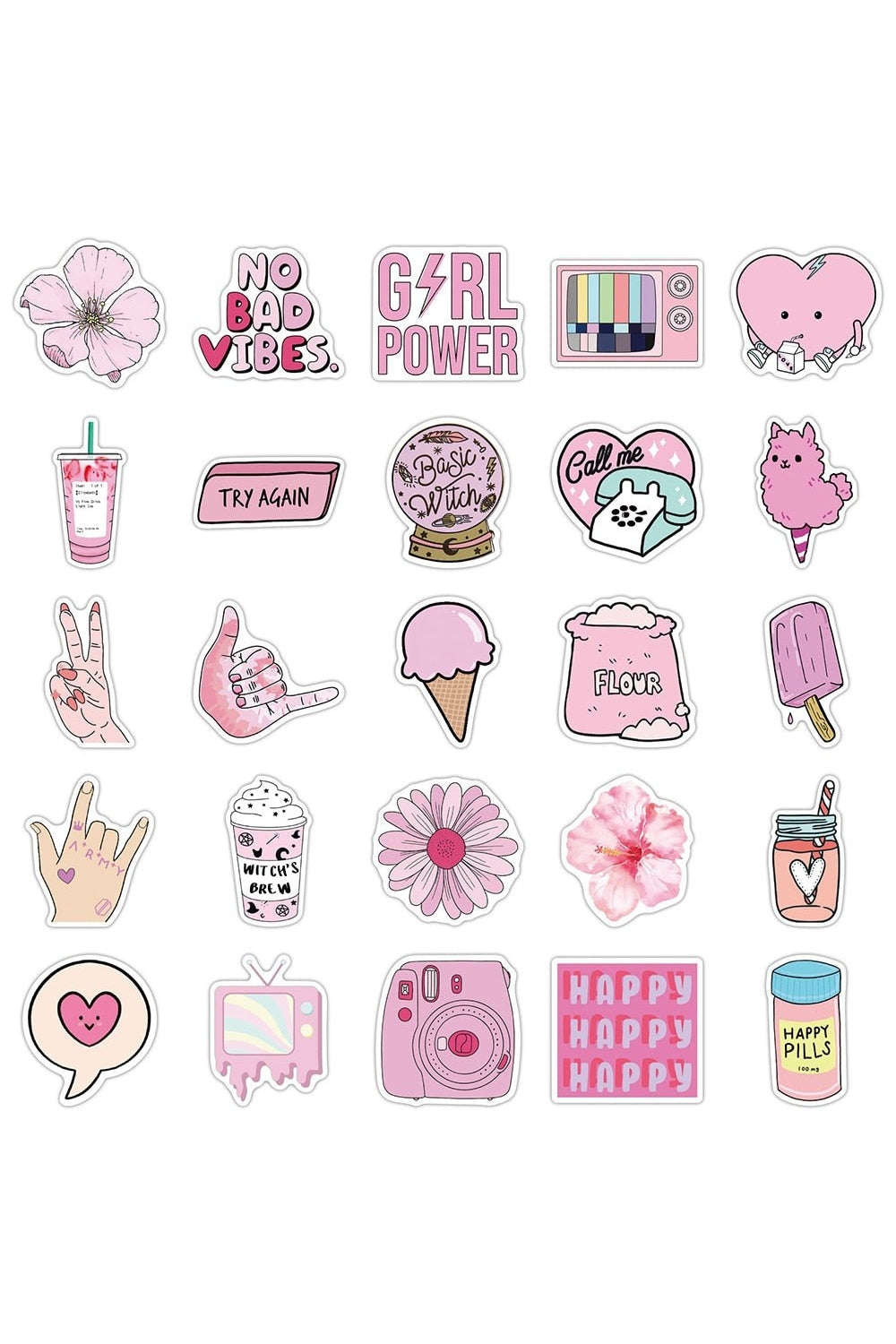 Lisslune | pink humor stickers