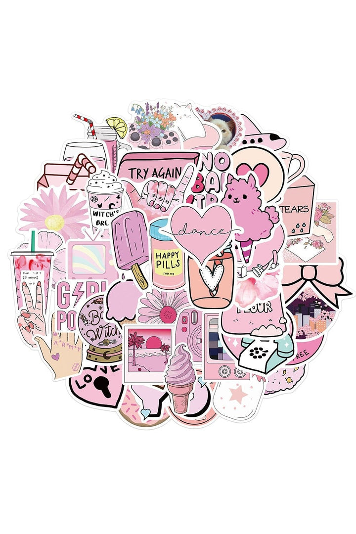Lisslune | pink humor stickers