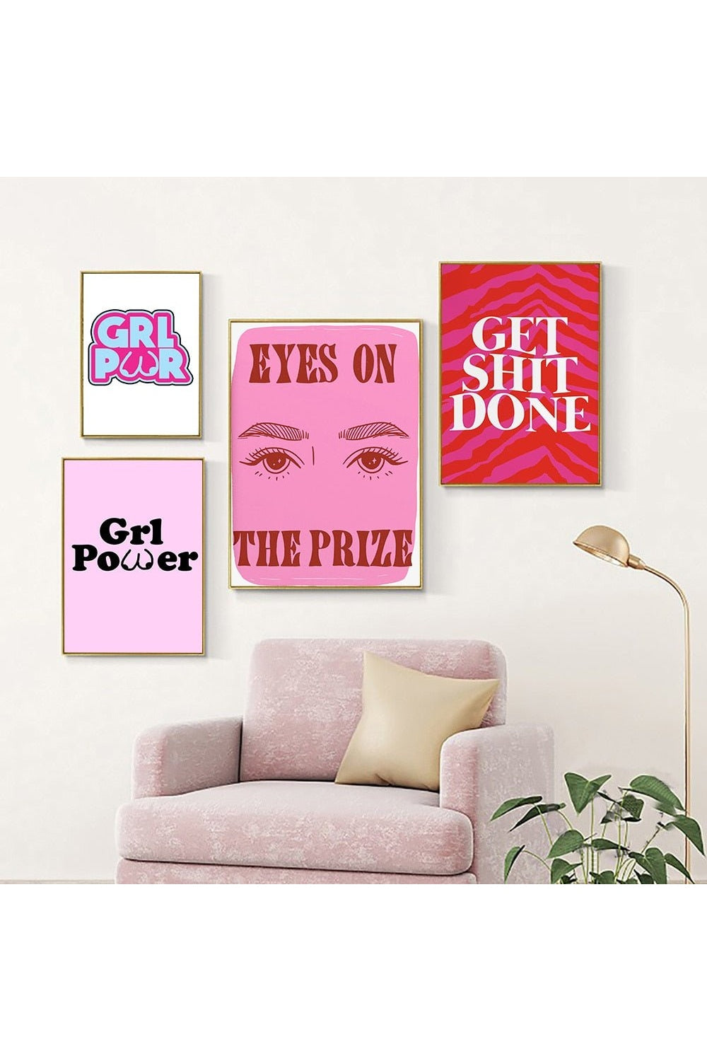 Lisslune | Girl Power Canvas Art Poster