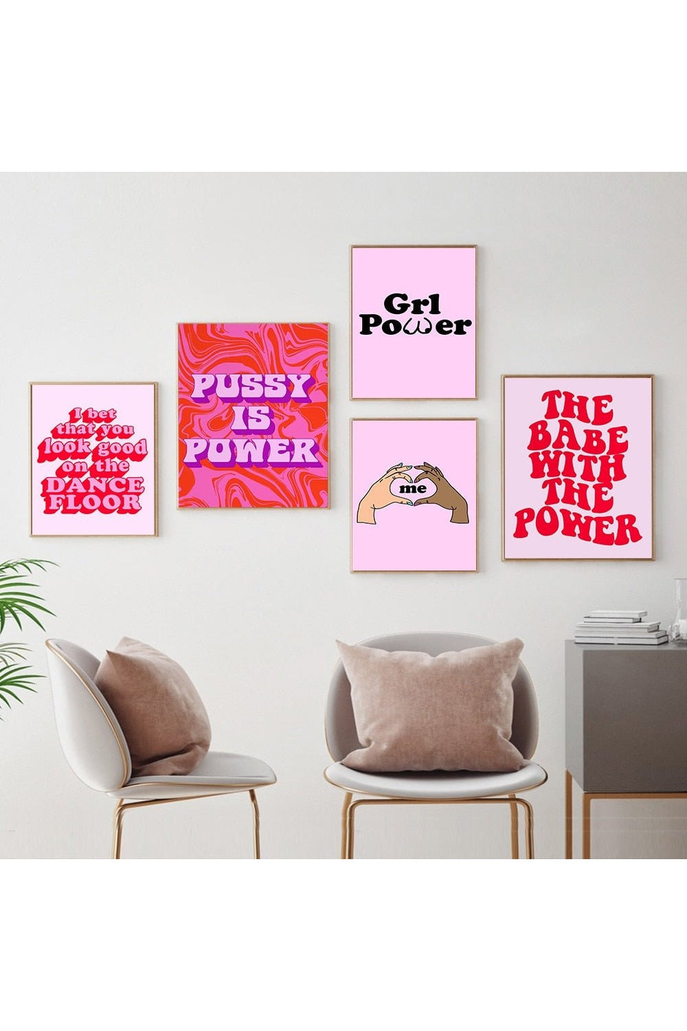Lisslune | Girl Power Canvas Art Poster