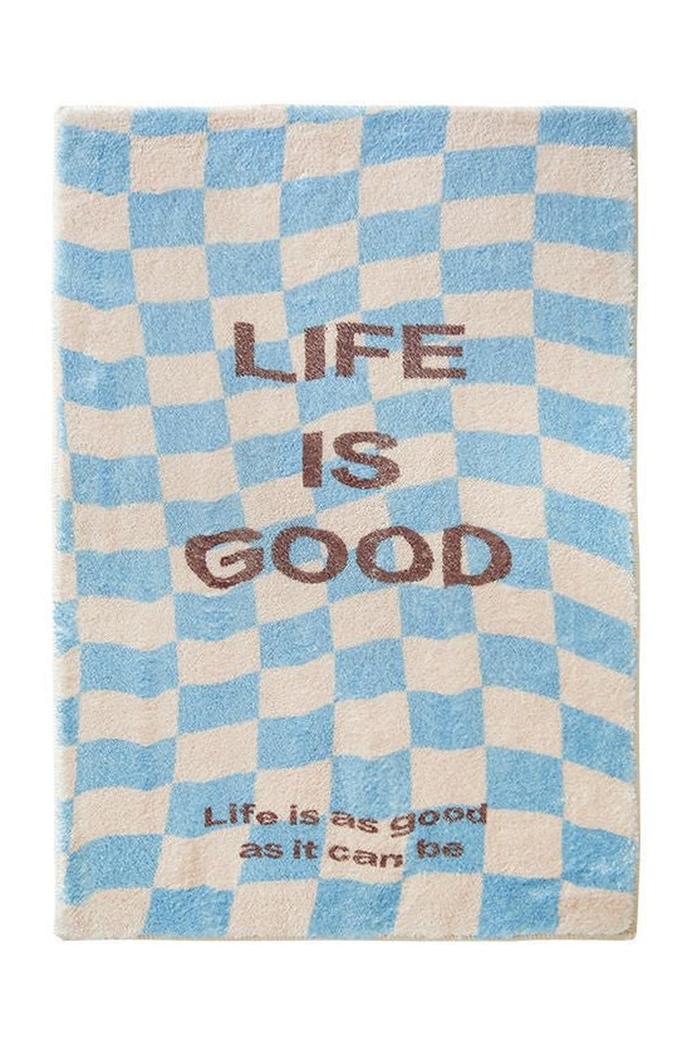 Lisslune | Life Is Good Plaid Rug