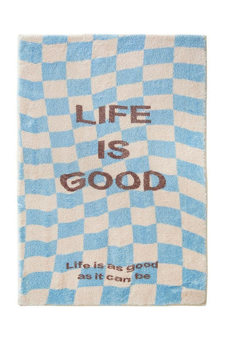 Lisslune | Life Is Good Plaid Rug
