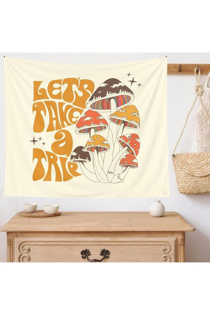 Lisslune | Mushroom Wall Tapestry
