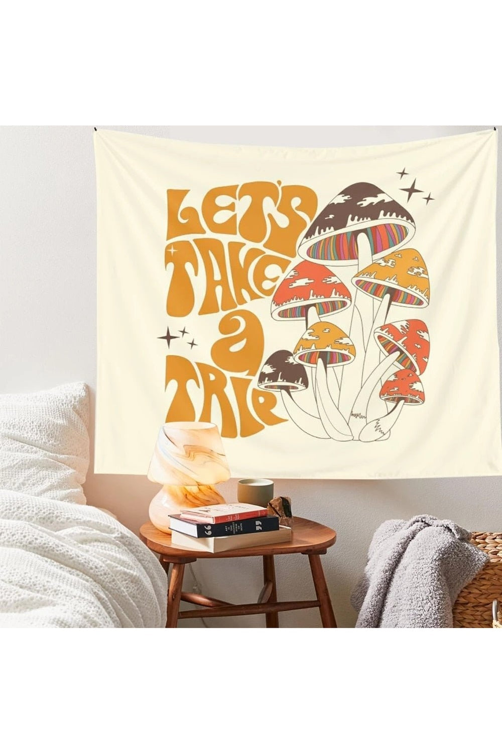 Lisslune | Mushroom Wall Tapestry