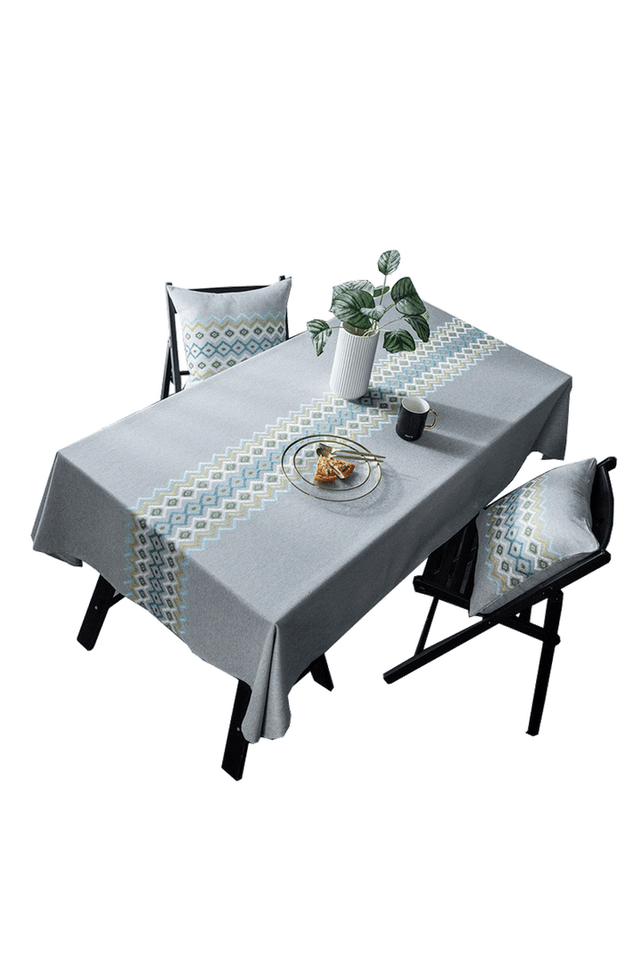 Lisslune | Gray Elegant Tablecloth