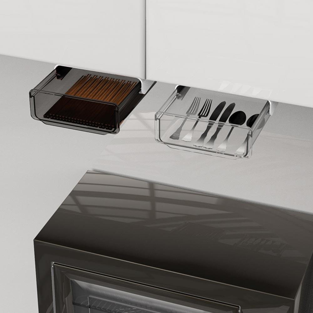 Lisslune | Office Friendly Self-Adhesive Hidden Transparent Drawer