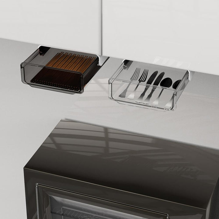 Lisslune | Office Friendly Self-Adhesive Hidden Transparent Drawer
