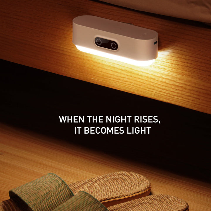 Lisslune | LED Desk Lamp Magnetic Table Lamp for Study Cabinet Light USB Rechargeable Stepless Dimming Student House Night Lights