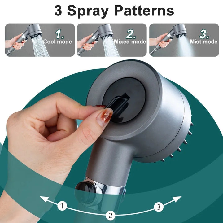 Lisslune | Shower head – PowerSpray – increased pressure – Spa experience