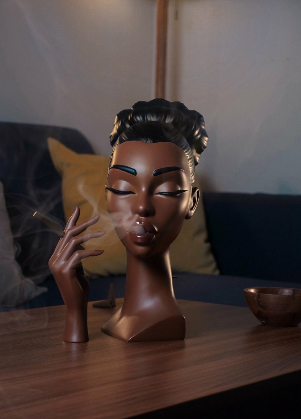 Lisslune | Head Incense Burner Black Woman