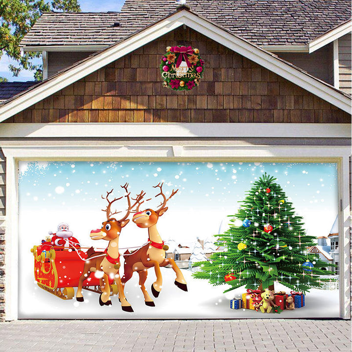 Lisslune | Christmas Carsge Door Banner Ornament