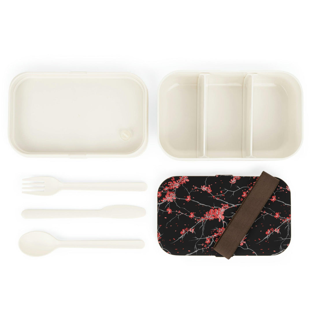 Lisslune | Personalized environmentally conscious Bento lunch box with elegant wooden lid and organizers