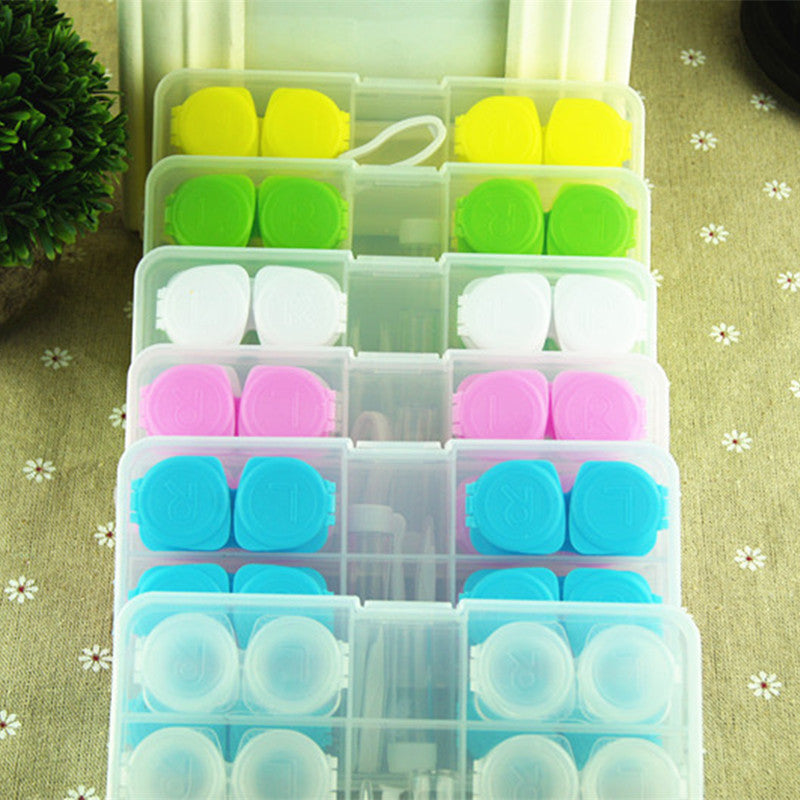 Rynx Container Set Contact Lens Case Travel Contact Lens Partner 6 Pairs