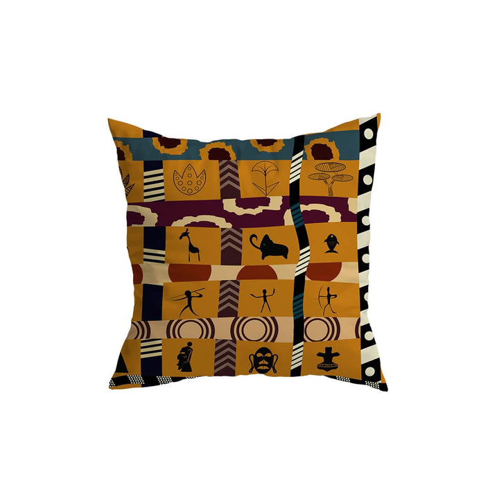 Lisslune | African Pattern Throw Pillow Cover for Home Decor