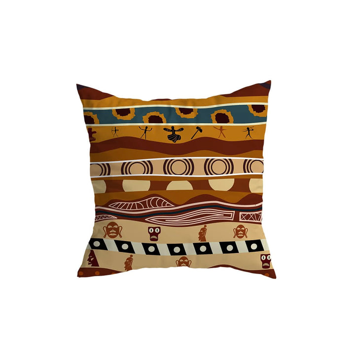 Lisslune | African Pattern Throw Pillow Cover for Home Decor