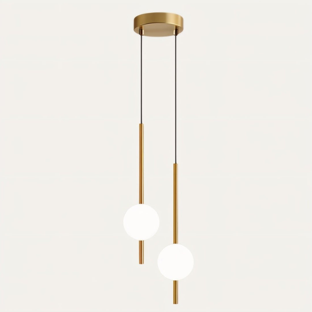 Lisslune | LED Pendant Light Fixture - Modern Design with Adjustable Height - Ideal for Kitchen Island & Dining Room Lighting