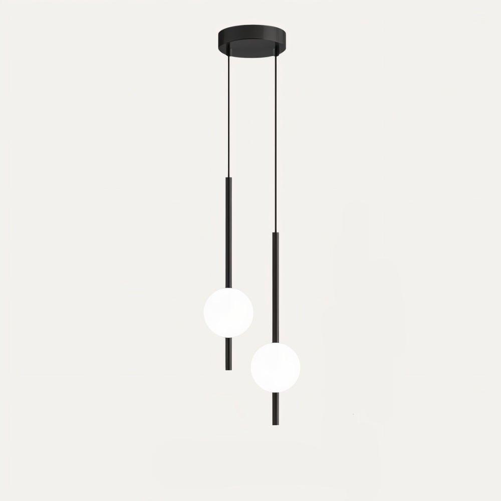 Lisslune | LED Pendant Light Fixture - Modern Design with Adjustable Height - Ideal for Kitchen Island & Dining Room Lighting