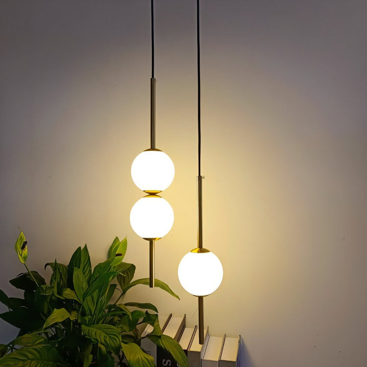 Lisslune | LED Pendant Light Fixture - Modern Design with Adjustable Height - Ideal for Kitchen Island & Dining Room Lighting