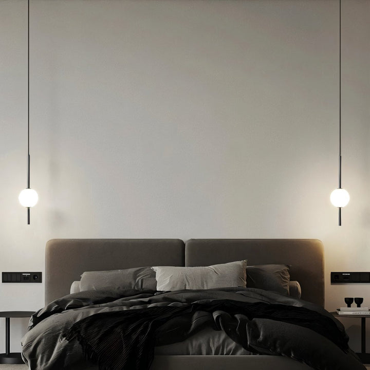 Lisslune | LED Pendant Light Fixture - Modern Design with Adjustable Height - Ideal for Kitchen Island & Dining Room Lighting