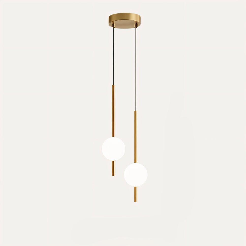 Lisslune | LED Pendant Light Fixture - Modern Design with Adjustable Height - Ideal for Kitchen Island & Dining Room Lighting