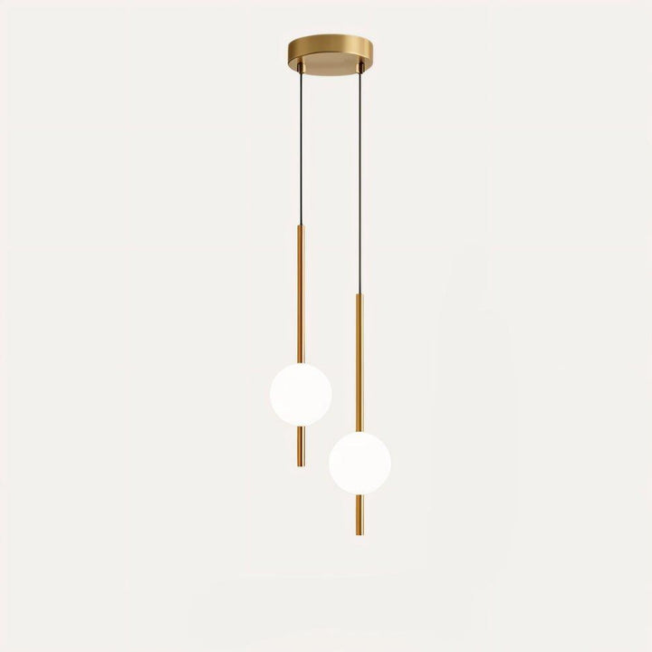 Lisslune | LED Pendant Light Fixture - Modern Design with Adjustable Height - Ideal for Kitchen Island & Dining Room Lighting