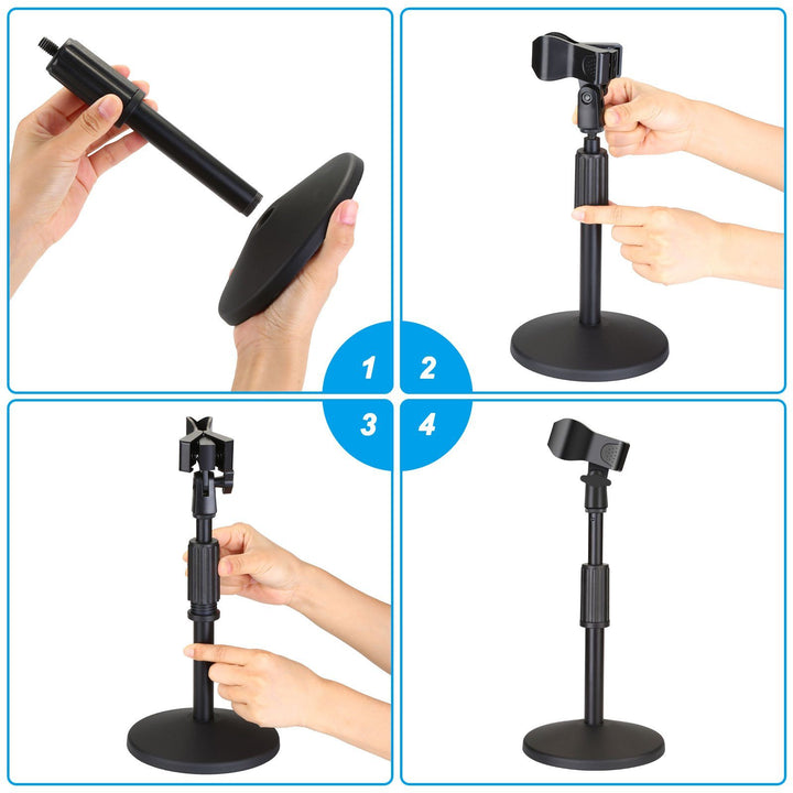 Skorter | AGPtEK Desk Microphone Stand with Microphone