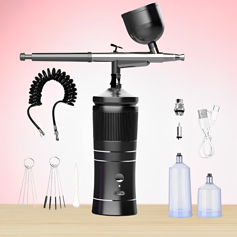 Lisslune | Cordless Mini Airbrush Kit with Compressor