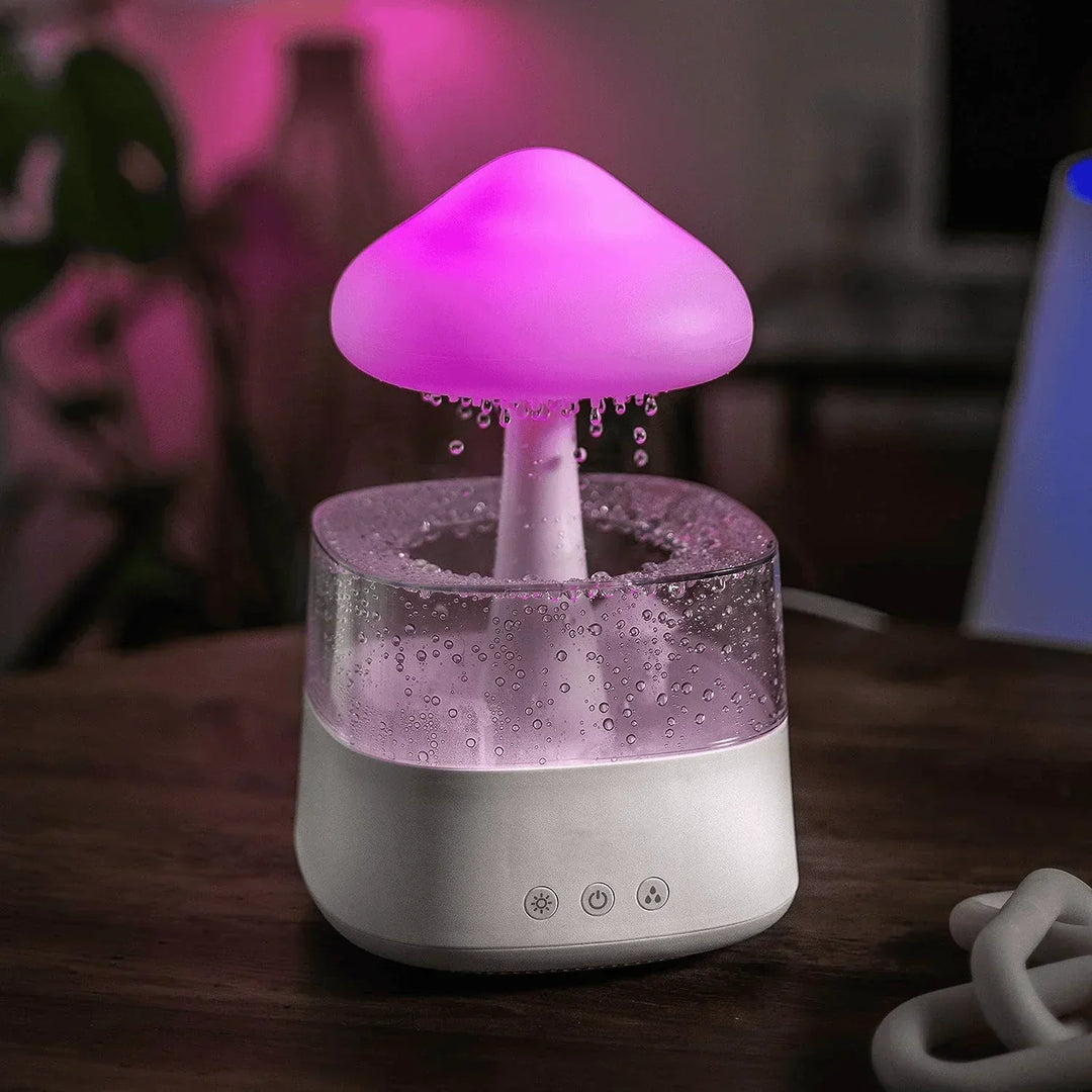 Lisslune | Mushroom Cloud Rain Diffuser Relaxing Humidifier - Atumis