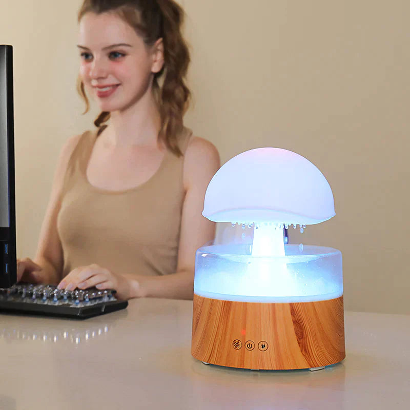 Lisslune | Mushroom Cloud Rain Diffuser Relaxing Humidifier - Atumis