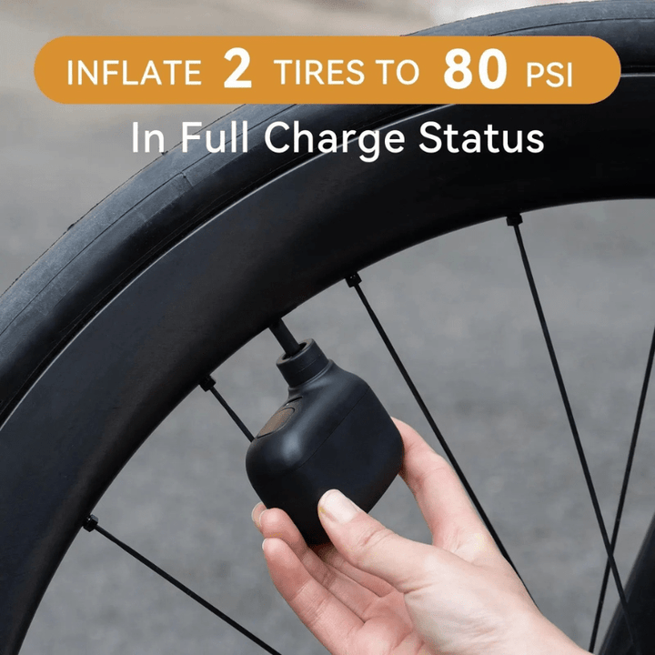 Lisslune | AIRCYCLE – Portable battery-powered bicycle pump with 100PSI for all valves