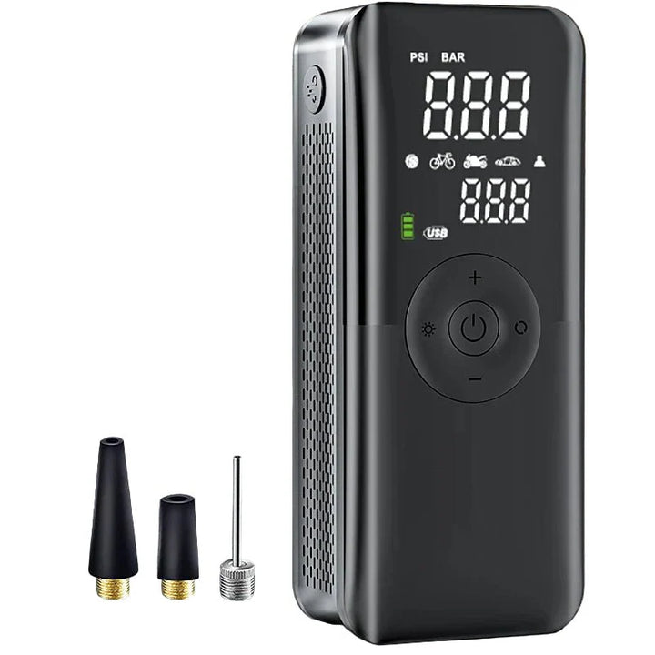 Lisslune | AirGo Max – Portable Tire Inflator with Digital Display & 150 PSI Power