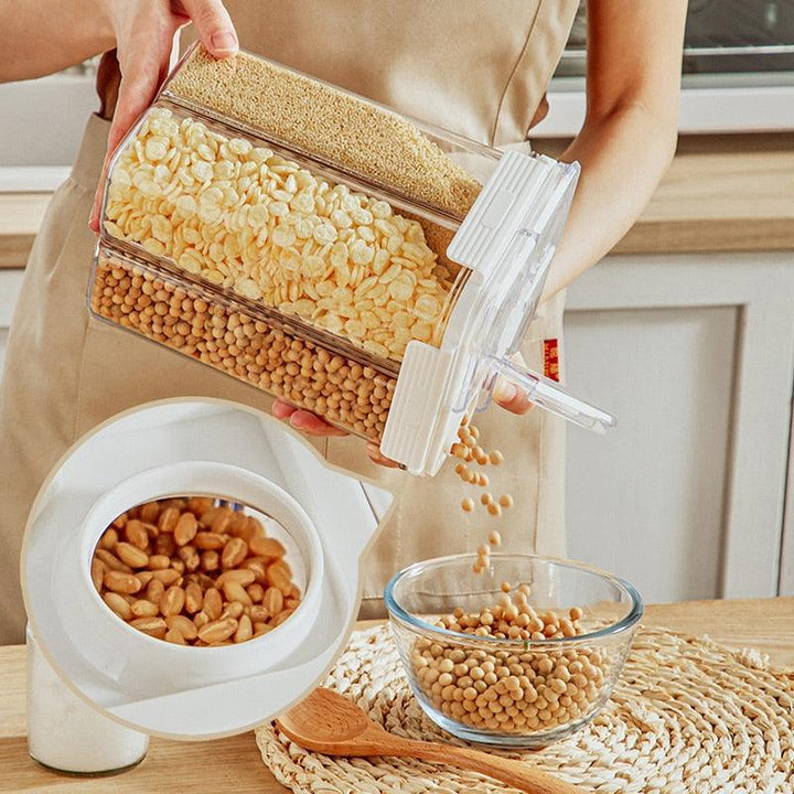 Lisslune | Adjustable transparent food container with airtight closure