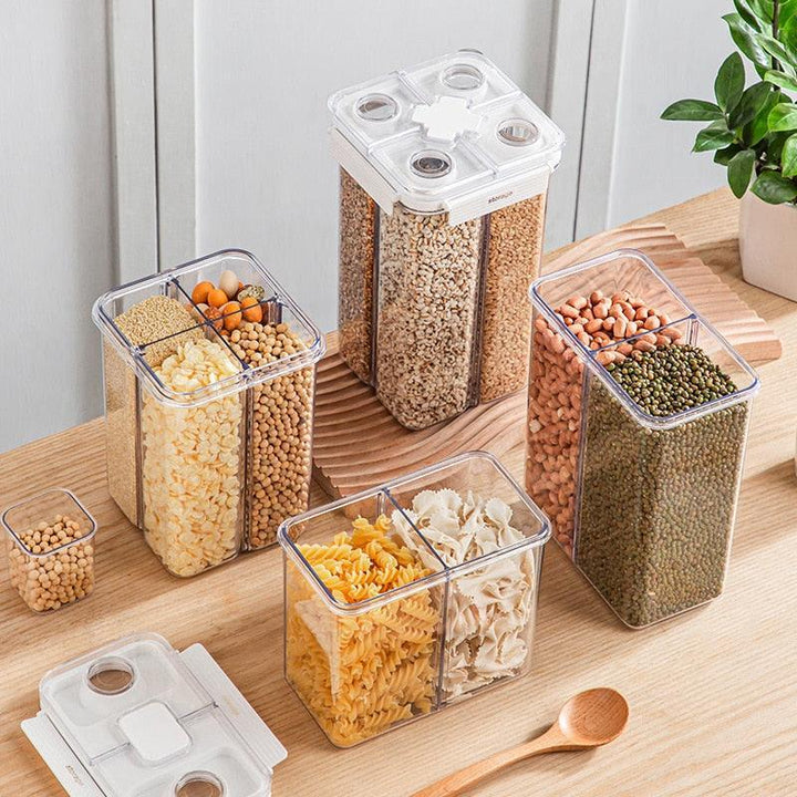 Lisslune | Adjustable transparent food container with airtight closure