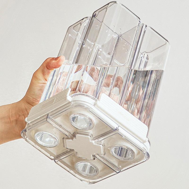 Lisslune | Adjustable transparent food container with airtight closure