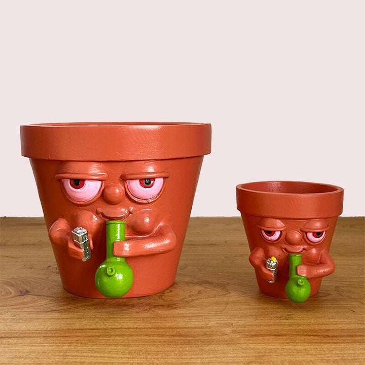 Lisslune | Creative smoking flower pot
