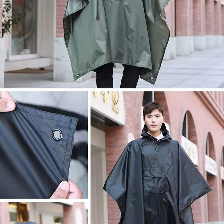 Lisslune | All-Terrain Trek Poncho | Waterproof, Packable & Lightweight for Outdoor Adventures and Emergency Preparedness