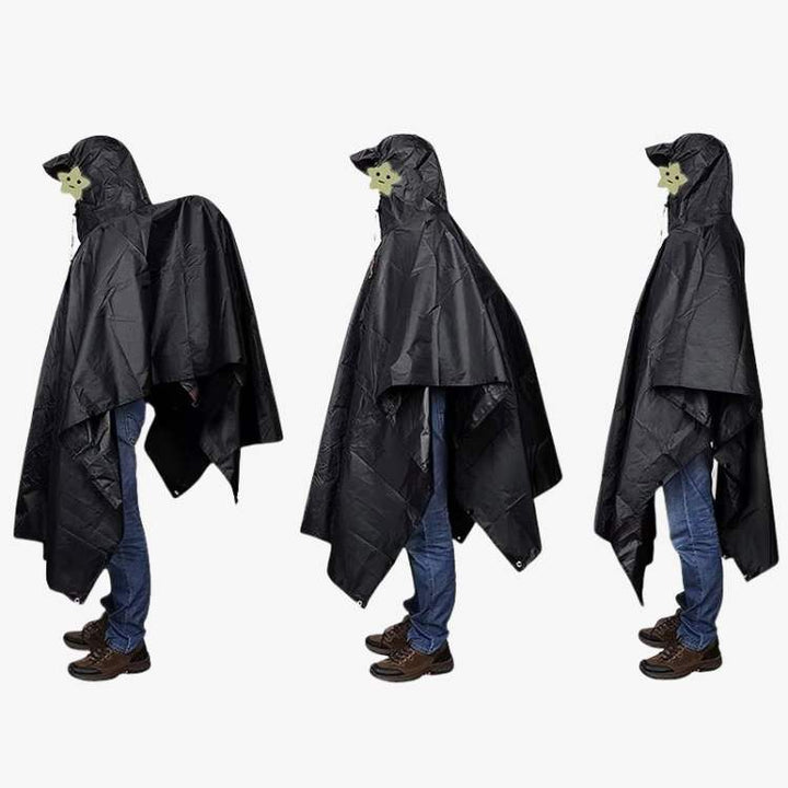 Lisslune | All-Terrain Trek Poncho | Waterproof, Packable & Lightweight for Outdoor Adventures and Emergency Preparedness
