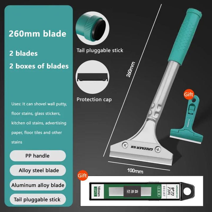 Lisslune | Aluminum Alloy Ultimate Glass Adhesive Remover Set: Complete Cleaning Tool Set