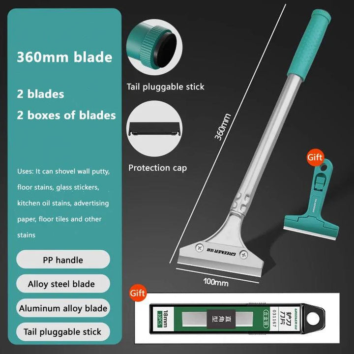 Lisslune | Aluminum Alloy Ultimate Glass Adhesive Remover Set: Complete Cleaning Tool Set